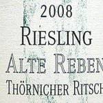 2008 Riesling Spätlese - Alte Reben - Thörnischer Ritsch - K.J. Thul