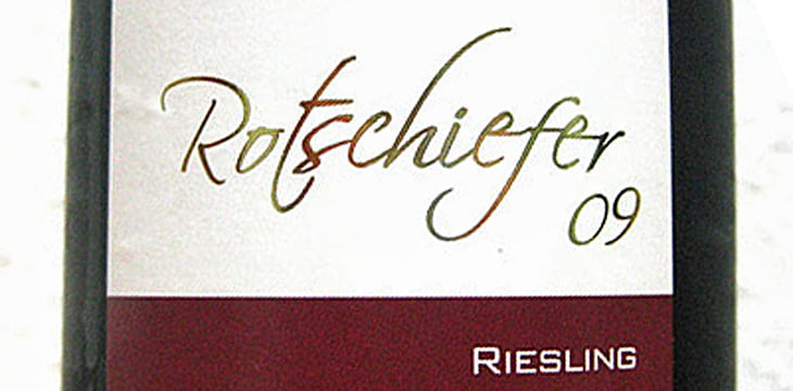 2009 Riesling - Rotschiefer - St. Antony