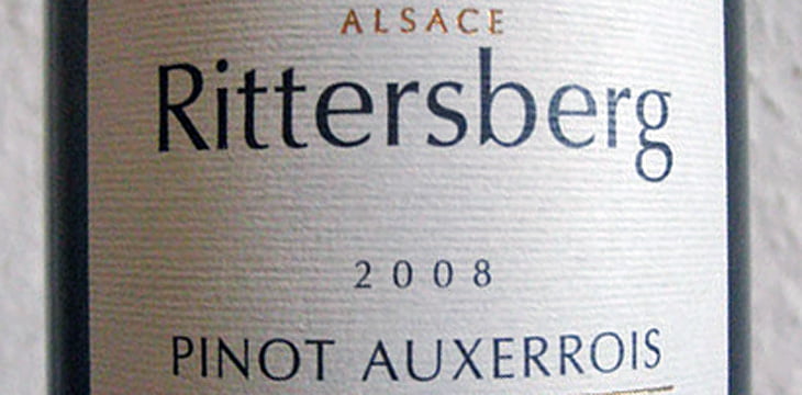 2008 Pinot Auxerrois "Rittersberg" Jean-Paul Schmitt, Alsace