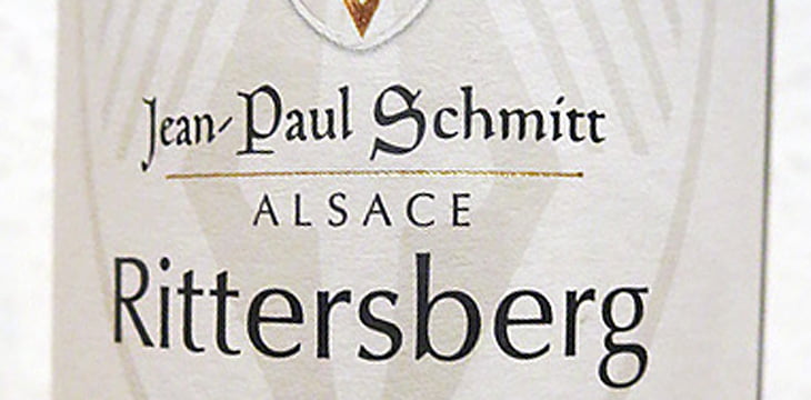 2012 Pinot Gris "Réserve Personelle" - "Rittersberg" Jean-Paul Schmitt - Alsace