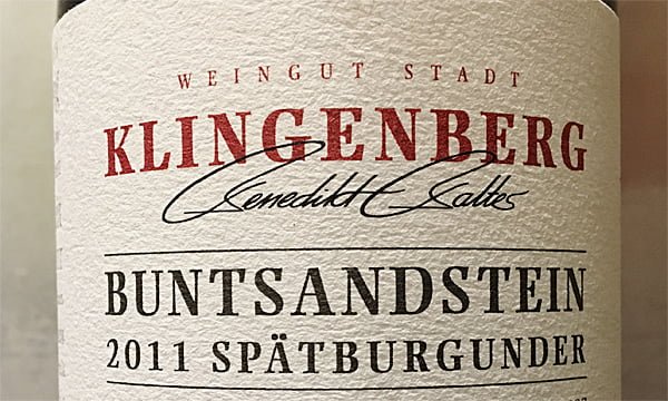 2011 Spätburgunder - Buntsandstein - Klingenberg