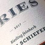 2017 Riesling feinherb - Vom Schiefer - Fries