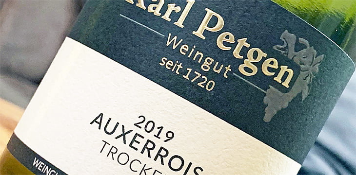 2019 Auxerrois trocken - Karl Petgen