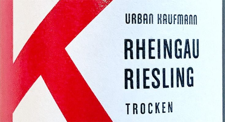 2020 Riesling - Rheingau Riesling trocken - Urban Kaufmann