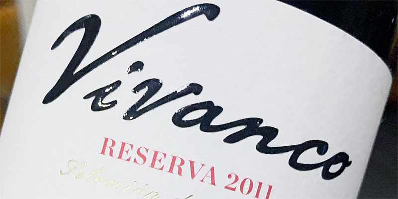 2011 Vivanco Reserva Rioja DOC – Selección de Familia – Bodegas Vivanco