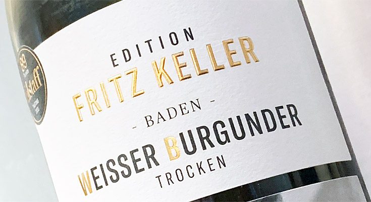 2020 Weisser Burgunder trocken - Baden - Edition Fritz Keller