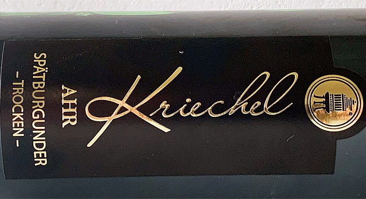2018 Spätburgunder trocken - Ahr - Weingut Kriechel