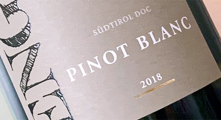 2018 Pinot Blanc - Südtirol DOC - Schloss Englar