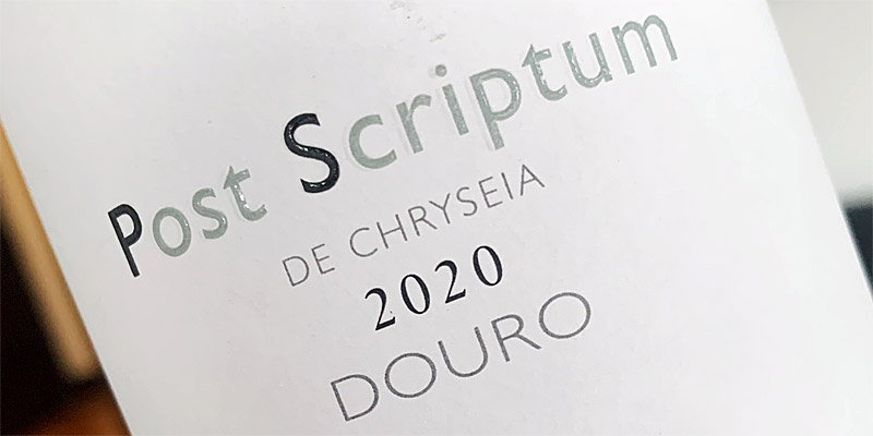 2020 Post Scriptum de Chryseia – Prats & Symington / Quinta de Roiz