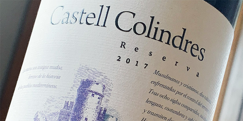 2017 Castell Colindres Reserva DO Valencia