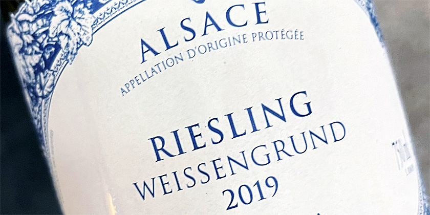 2019 Riesling – Weissengrund – Maison Zimmer
