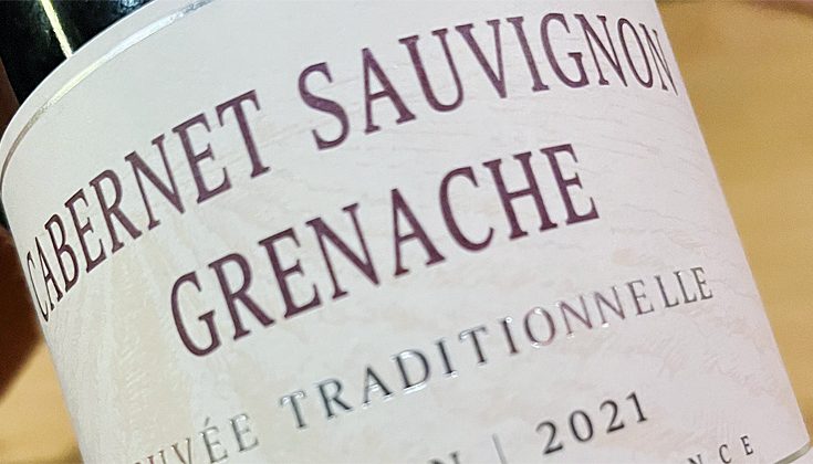 2021 Cabernet Sauvignon Grenache – Cuvée Traditionnelle – Pays d’Oc – Cellier de Saint Jean