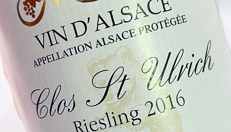 2016 Riesling – Clos St Ulrich – Mittnacht-Klack