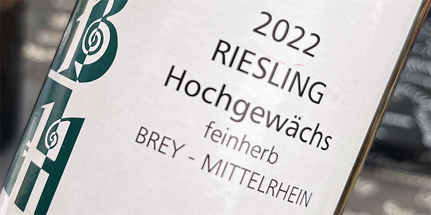 2022 Riesling Hochgewächs - Weinbruderschaft Breyer Hämmchen