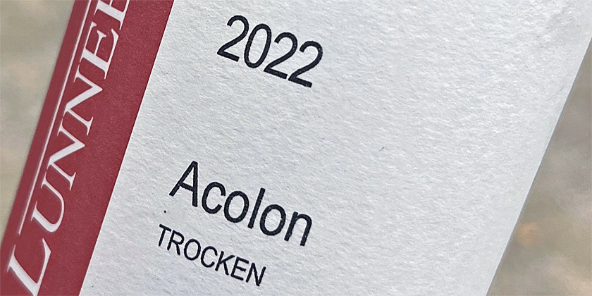 2022 Acolon trocken - Lunnebach