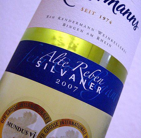 2007 Silvaner - Alte Reben - Kendermann