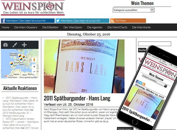 Re-Design beim WeinSpion